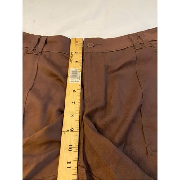 Lee midrise Chateau shorts size 16m brown 110% Lyocell New $44 rn#130273 - Picture 5 of 7